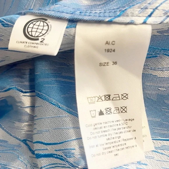 Ganni Jacquard Azure Balloon Dress - Picture 10 of 11